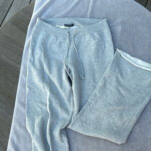 Brandy Melville Rainey Grey Wide Leg Sweats